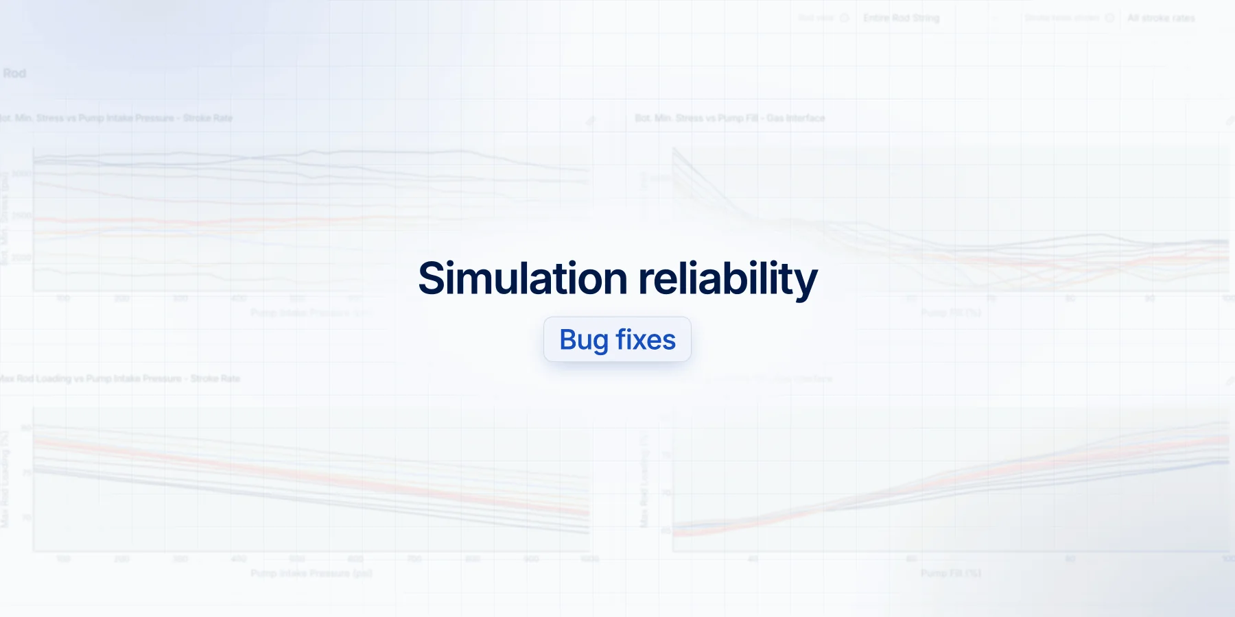 Simulation reliability fixes