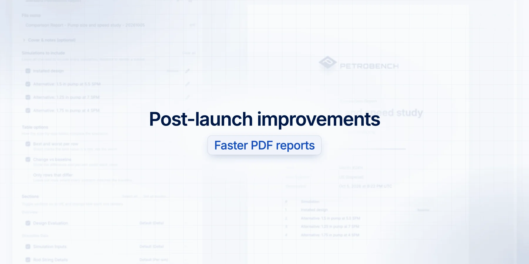Post-launch improvements